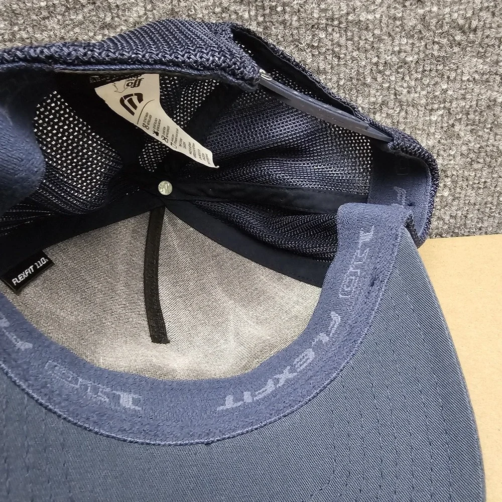 Travis Mathew Golf Hat Hoover Trucker Navy Snap Back Adjustable